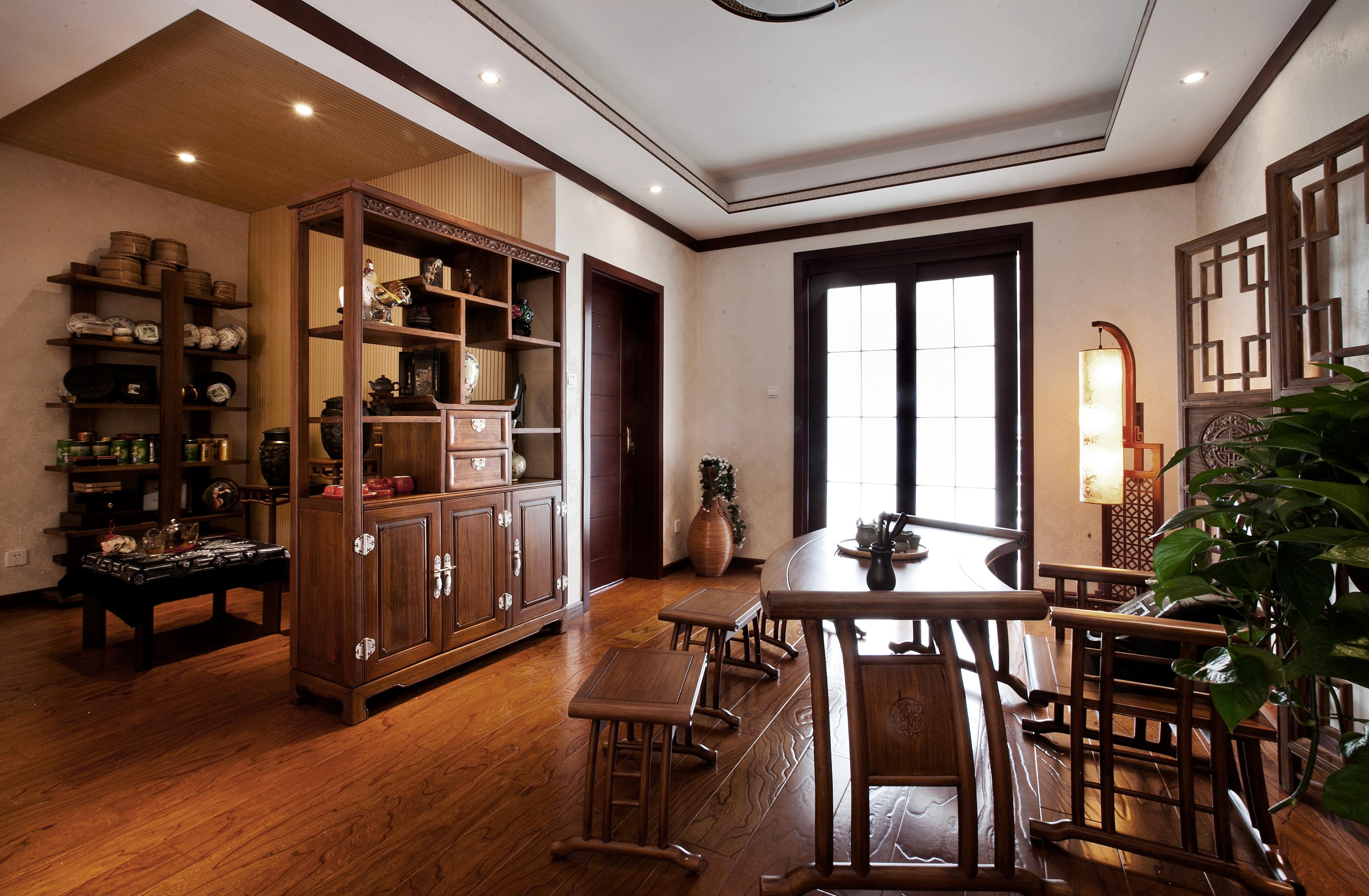 中式風(fēng)格書(shū)房裝修家裝高檔裝修