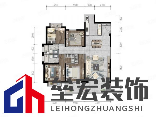 142㎡現(xiàn)代簡約丨 黑白格調(diào)下的溫柔空間！