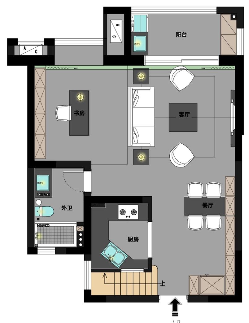 小戶型裝修效果圖大全2012圖片_交換空間小戶型裝修案例 超小_廈門(mén)小戶型裝修