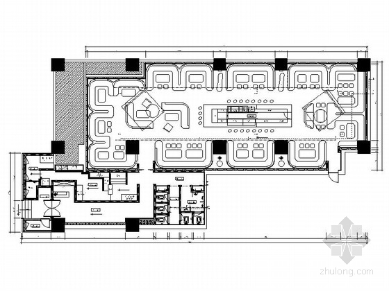 [廣東]現(xiàn)代夢幻城堡主題酒吧室內(nèi)裝修設(shè)計(jì)施工圖（含效果圖）