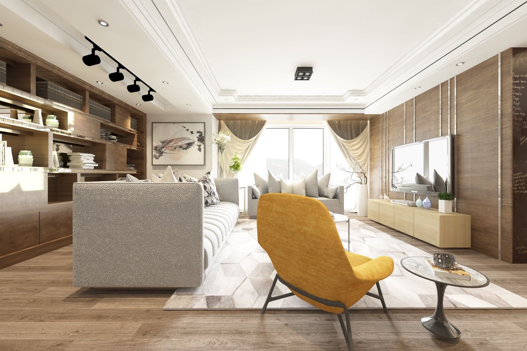 240平米的現(xiàn)代風(fēng)格，原來復(fù)式還可以這樣裝修！