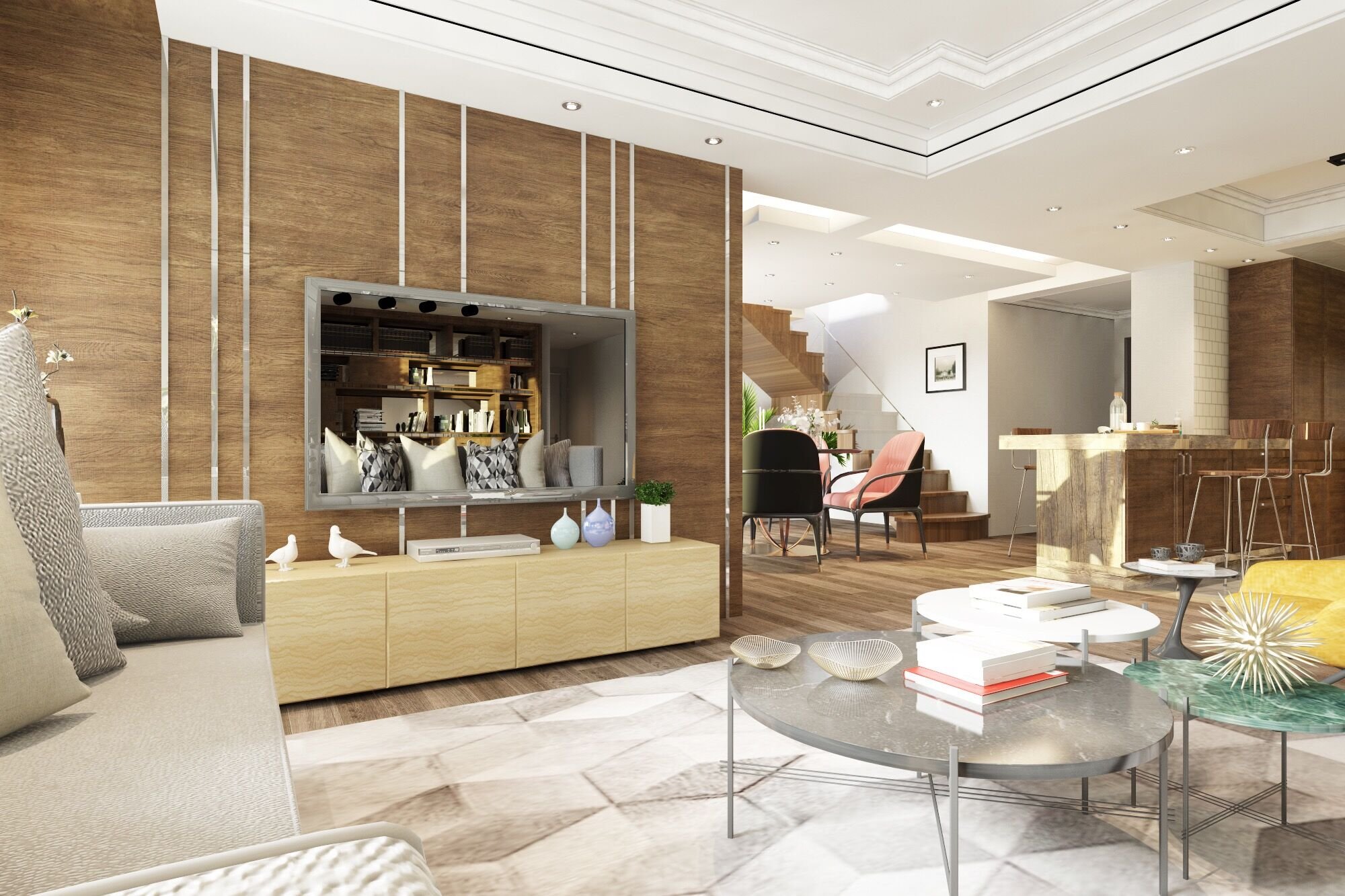 240平米的現(xiàn)代風(fēng)格，原來復(fù)式還可以這樣裝修！