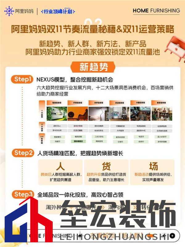 煥新!家裝家居行業(yè)雙11經(jīng)營藍寶書最新爆發(fā)攻略!