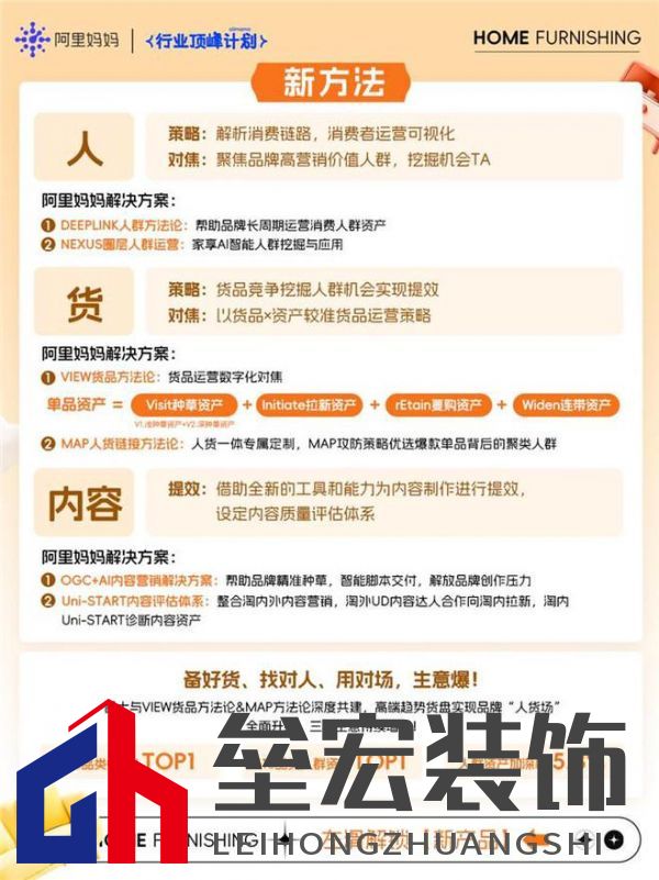 煥新!家裝家居行業(yè)雙11經(jīng)營藍寶書最新爆發(fā)攻略!